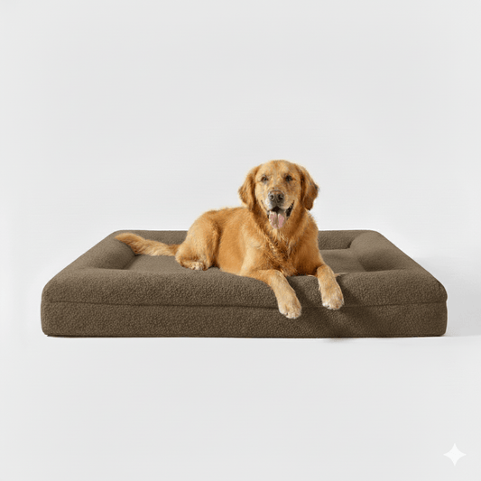 Luxe Orthopedisch Hondenbed van Geheugenfoam met Verwijderbare Wasbare Hoes - Waterdichte Onderkant - Hebbr