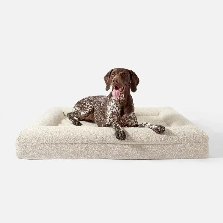 Luxe Orthopedisch Hondenbed van Geheugenfoam met Verwijderbare Wasbare Hoes - Waterdichte Onderkant - Hebbr