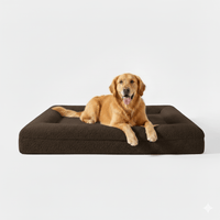 Luxe Orthopedisch Hondenbed van Geheugenfoam met Verwijderbare Wasbare Hoes - Waterdichte Onderkant - Hebbr