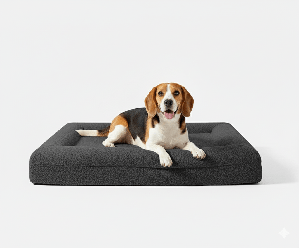 Luxe Orthopedisch Hondenbed van Geheugenfoam met Verwijderbare Wasbare Hoes - Waterdichte Onderkant - Hebbr