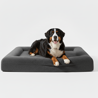 Luxe Orthopedisch Hondenbed van Geheugenfoam met Verwijderbare Wasbare Hoes - Waterdichte Onderkant - Hebbr