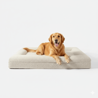 Luxe Orthopedisch Hondenbed van Geheugenfoam met Verwijderbare Wasbare Hoes - Waterdichte Onderkant - Hebbr