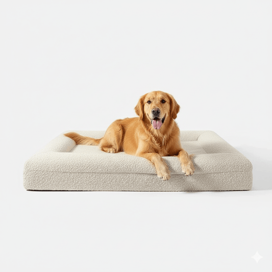 Luxe Orthopedisch Hondenbed van Geheugenfoam met Verwijderbare Wasbare Hoes - Waterdichte Onderkant - Hebbr