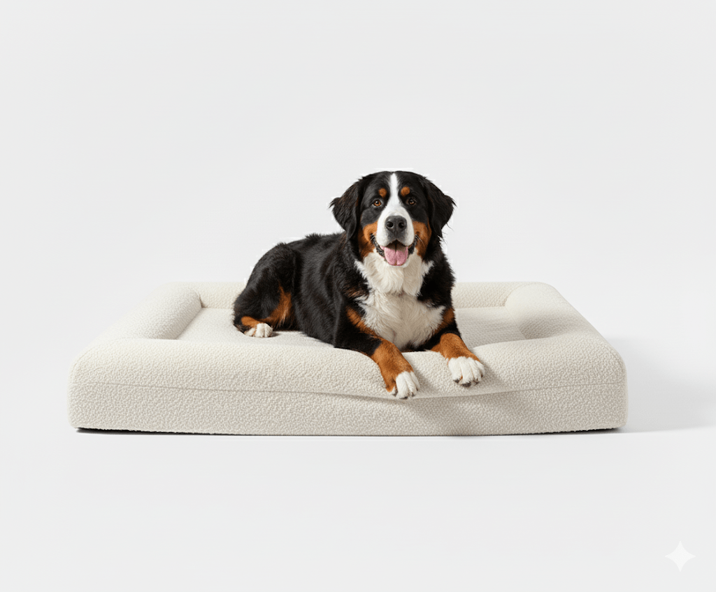 Luxe Orthopedisch Hondenbed van Geheugenfoam met Verwijderbare Wasbare Hoes - Waterdichte Onderkant - Hebbr