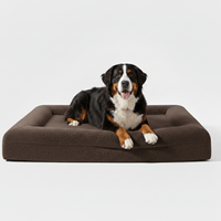 Luxe Orthopedisch Hondenbed van Geheugenfoam met Verwijderbare Wasbare Hoes - Waterdichte Onderkant - Hebbr