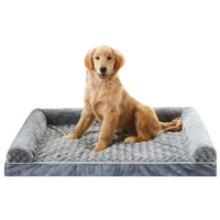 Luxe Orthopedisch Hondenbed van Traagschuim, Waterdicht en Machinewasbaar - Geschikt voor Middelgrote Honden - Hebbr