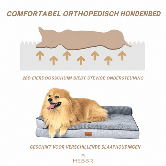 Memory Foam Hondenbed - Hebbr