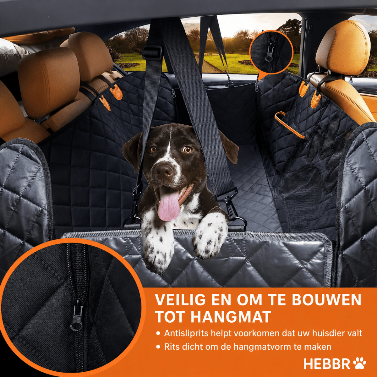 Mesh Autostoelhoes - Hebbr