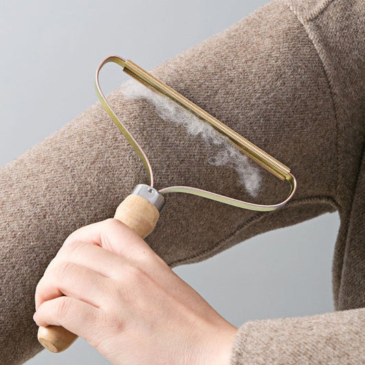 Milieuvriendelijke Fusselverwijderaar met Metalen Borstel - Voor Kleding en Meubels, Eenvoudig in Gebruik - Hebbr