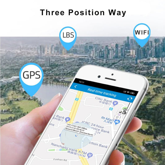 Mini Tracker GPS Hond Kat – IP67 Waterdicht, Realtime Locatiebepaling - Hebbr