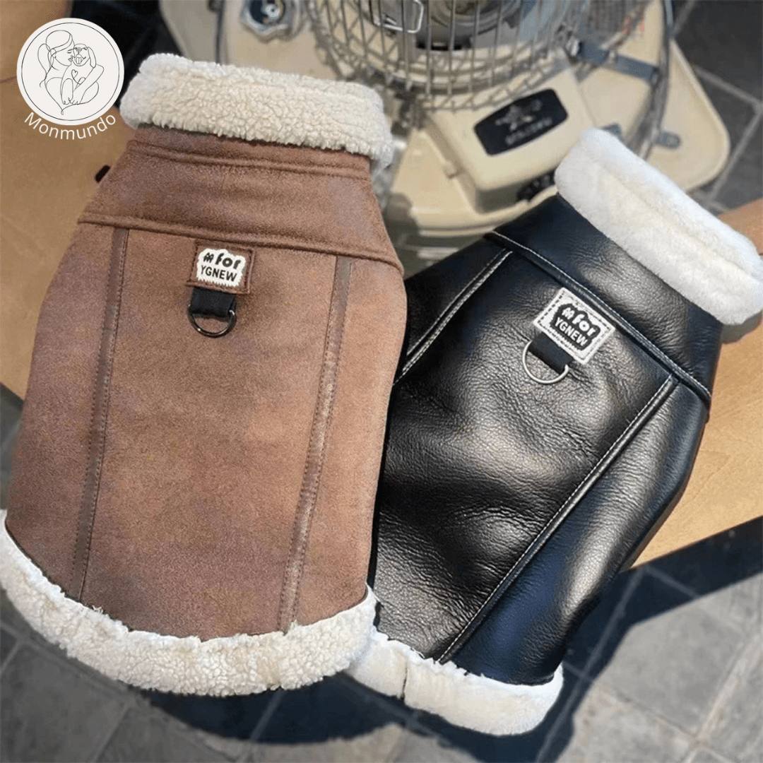 Mouwloos Fluwelen Vest voor Kleine Honden - Warm, Stylish en Comfortabel - Hebbr