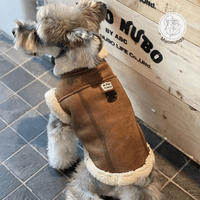 Mouwloos Fluwelen Vest voor Kleine Honden - Warm, Stylish en Comfortabel - Hebbr