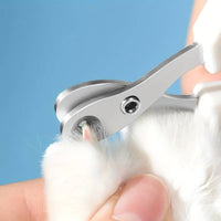 Nagelknipper voor Katten en Kleine Honden met Precisiegat en Antislip Handgreep - Roestvrijstalen Bladen - Hebbr