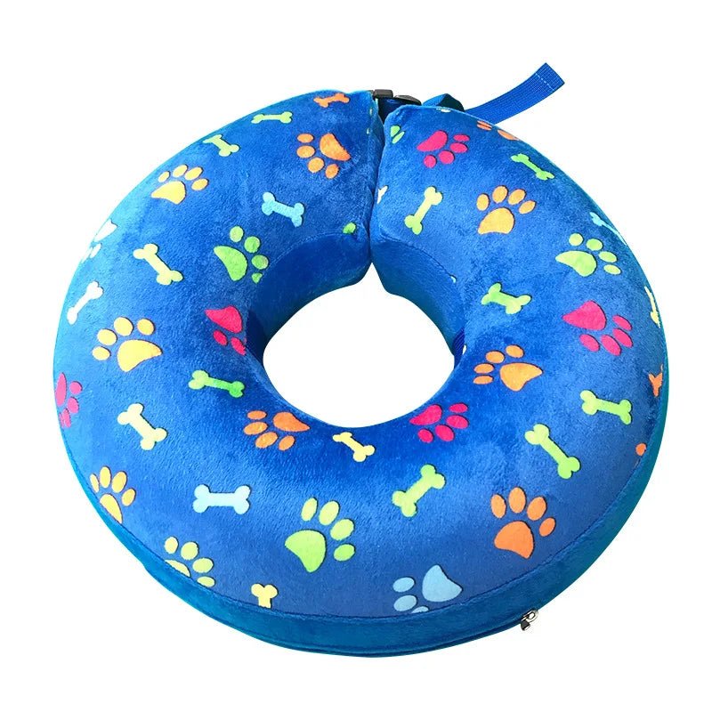 Opblaasbare Herstelhalsband voor Honden en Katten – Verstelbaar en Wasbaar - Hebbr