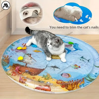 Opblaasbare Watermat voor Huisdieren - Koelmat voor Katten en Honden, Duurzaam PVC, Voor Binnen en Buiten - Hebbr