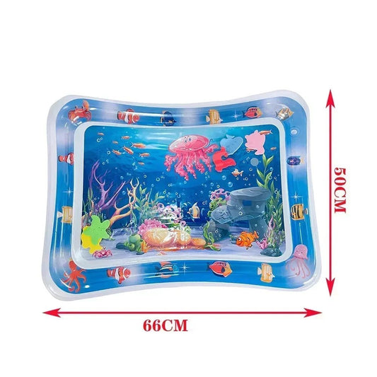 Opblaasbare Watermat voor Huisdieren - Koelmat voor Katten en Honden, Duurzaam PVC, Voor Binnen en Buiten - Hebbr