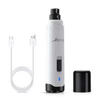 Oplaadbare Hondennageltrimmer met 2 Snelheden - Stille Ergonomische Nagelgrinder voor Huisdieren - Hebbr