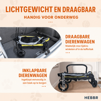 Opvouwbare Hondenkinderwagen - Hebbr