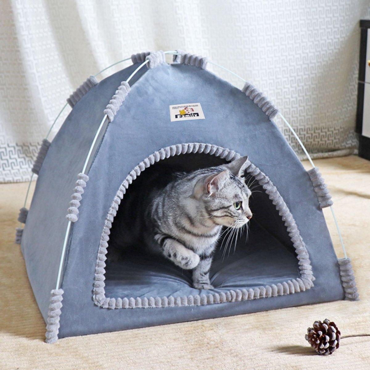 Opvouwbare Huisdierentent voor Katten en Honden – Ademend, Compact & Vierseizoensgeschikt - Hebbr