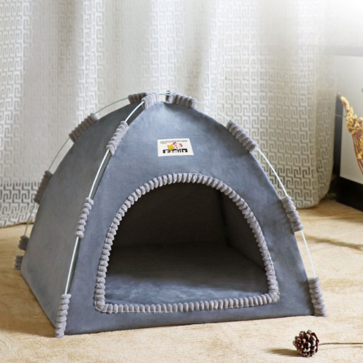 Opvouwbare Huisdierentent voor Katten en Honden – Ademend, Compact & Vierseizoensgeschikt - Hebbr