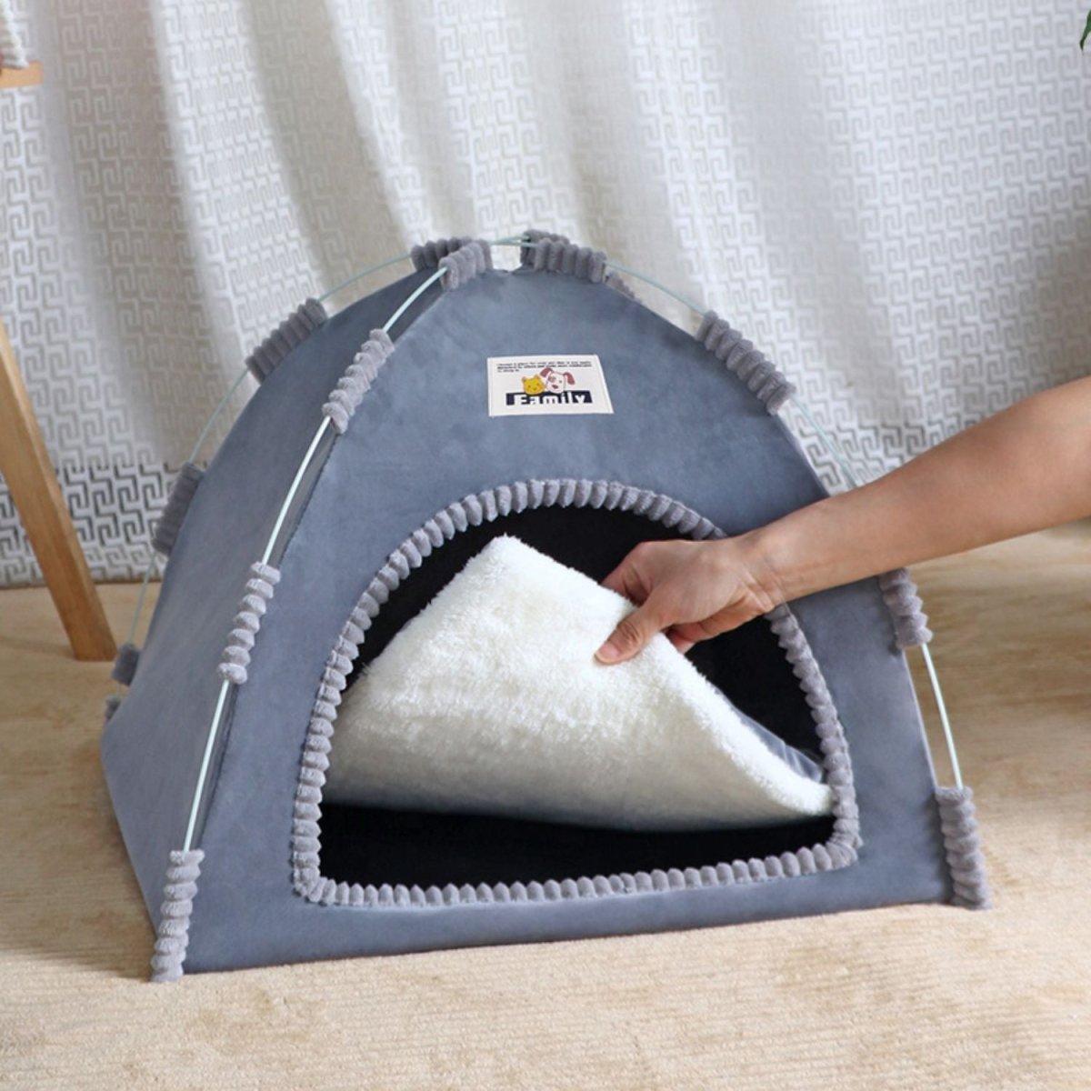 Opvouwbare Huisdierentent voor Katten en Honden – Ademend, Compact & Vierseizoensgeschikt - Hebbr
