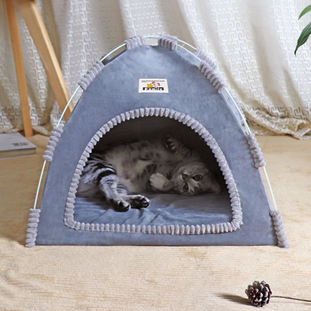 Opvouwbare Huisdierentent voor Katten en Honden – Ademend, Compact & Vierseizoensgeschikt - Hebbr