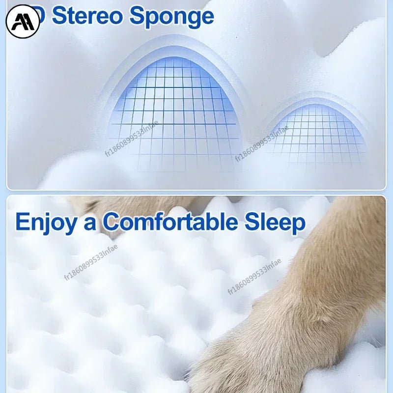 Orthopedisch Hondenbed met Geheugenfoam, Ademend en Waterdicht voor Grote Honden - Comfortabel en Ondersteunend - Hebbr