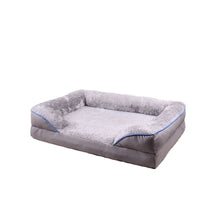 Orthopedisch Hondenbed met Memory Foam, Waterdicht en Verhoogd Kussen - Groot Formaat Hondenbed - Hebbr