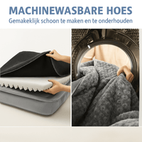 Orthopedisch Hondenbed voor Grote Honden - Waterdicht, Afneembare Hoes en Antislipbasis - Hebbr