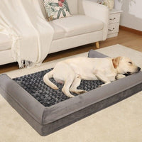 Orthopedisch Hondenbed voor Grote Honden – Waterdicht, Verwijderbare Hoes &amp; Ondersteuning - Hebbr