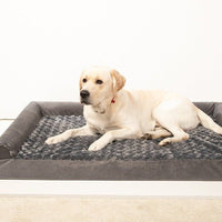 Orthopedisch Hondenbed voor Grote Honden – Waterdicht, Verwijderbare Hoes &amp; Ondersteuning - Hebbr