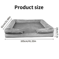 Orthopedisch Hondenbed voor Grote Honden - Zacht Pluche en Antislip Basis - Hebbr