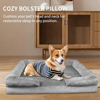 Orthopedisch Hondenbed voor Grote Honden - Zacht Pluche en Antislip Basis - Hebbr