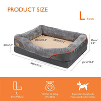 Orthopedisch Hondenbed voor Honden – Afneembare Hoes & Waterdicht - Hebbr