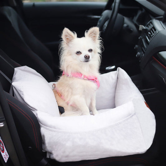Orthopedische Hondenautostoel – Veilig, Comfortabel en Wasbaar voor Honden tot 15 kg - Hebbr