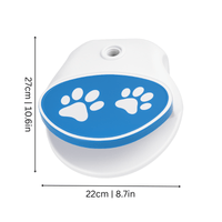 Pfotenactieve Hondenwaterfontein - Verfrissend Drinken voor Actieve Honden - Hebbr