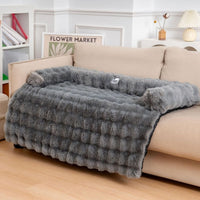 Pluche Bankkleed voor Honden en Katten – Wasbaar met Antislip 4 Maten - Hebbr