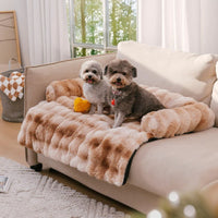 Pluche Bankkleed voor Honden en Katten – Wasbaar met Antislip 4 Maten - Hebbr