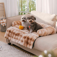 Pluche Bankkleed voor Honden en Katten – Wasbaar met Antislip 4 Maten - Hebbr