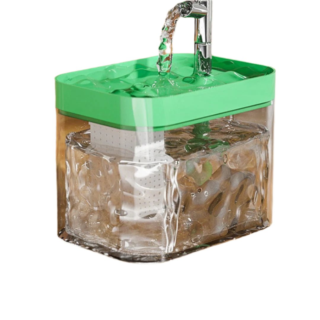 Premium Katten Drinkfontein met Filtersysteem - Stil, Hygiënisch, 2 Liter Capaciteit - Hebbr