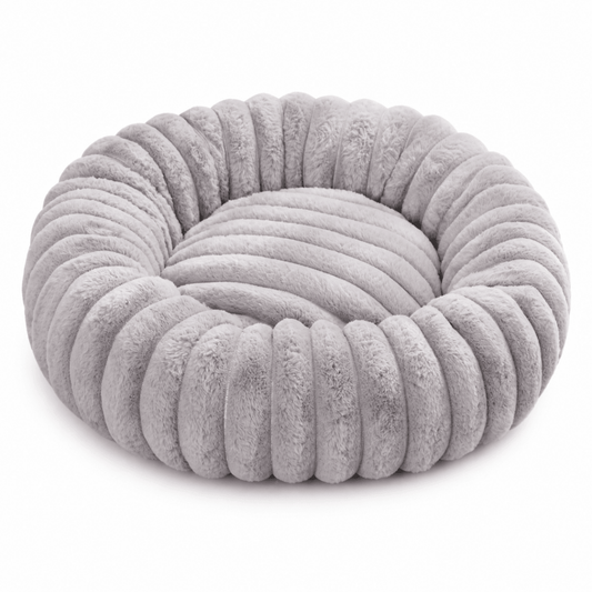 Rond Pluche Hondenbed - Hebbr