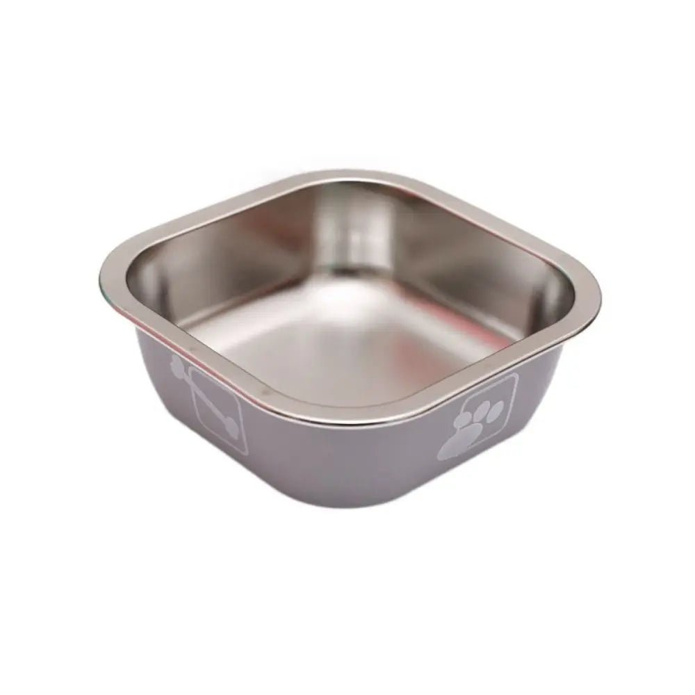 RVS Hondenkom met Antislipbasis - Duurzaam Roestvrij Staal voor Honden en Katten - M en L - Hebbr