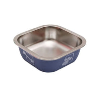 RVS Hondenkom met Antislipbasis - Duurzaam Roestvrij Staal voor Honden en Katten - M en L - Hebbr