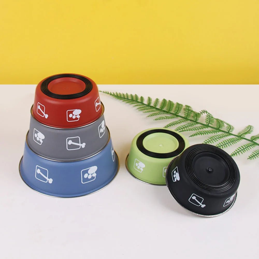 RVS Hondenvoerbak met Antislip Bodem - Duurzaam en Vaatwasmachinebestendig voor Alle Hondenrassen - Hebbr