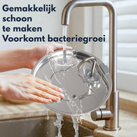 RVS Kattenfontein 3.2L met Ingebouwd Filtersysteem en Ultra Stille Waterpomp voor Huisdieren - Hebbr
