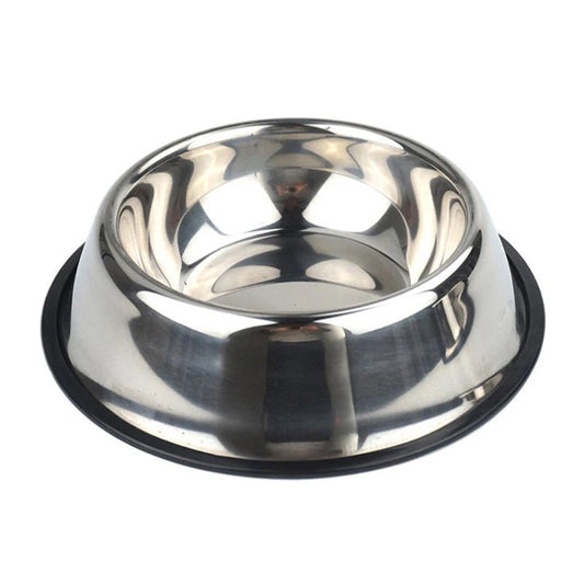 RVS Voerbak Hond en Kat met Antislip Bodem - Diverse Maten en Kleuren, 200ml tot 1600ml - Hebbr