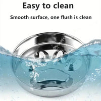 RVS Voerbak Hond en Kat met Antislip - Verhoogd Ontwerp voor Gezonde Eetpostuur - Hebbr