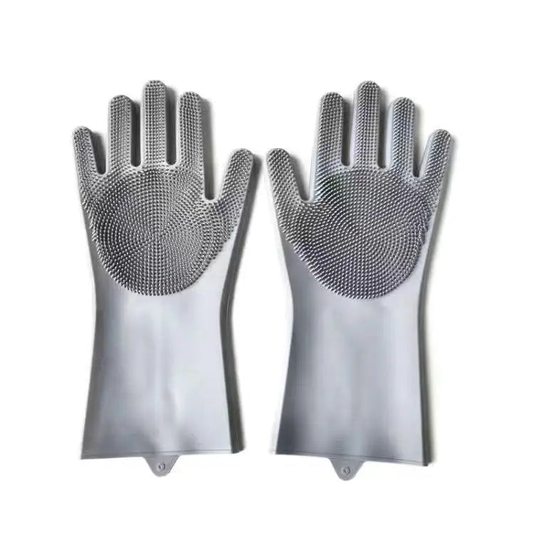Siliconen Badhandschoenen Voor Huisdieren - Ideaal Voor Honden En Katten, Geschikt Voor Wassen En Borstelen - Hebbr