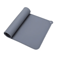 Siliconen Honden - en Kattenvoer Mat, Waterdicht en Antiaanbak, 48 x 30 cm - Voor Eenvoudig Schoonmaken - Hebbr