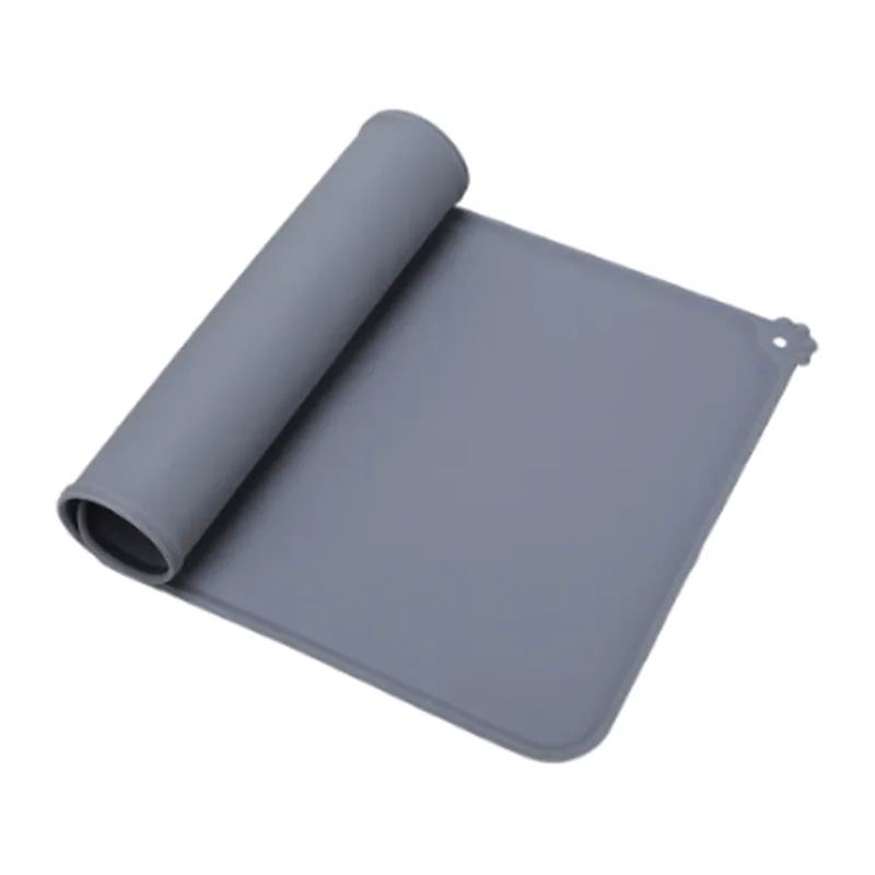 Siliconen Honden - en Kattenvoer Mat, Waterdicht en Antiaanbak, 48 x 30 cm - Voor Eenvoudig Schoonmaken - Hebbr